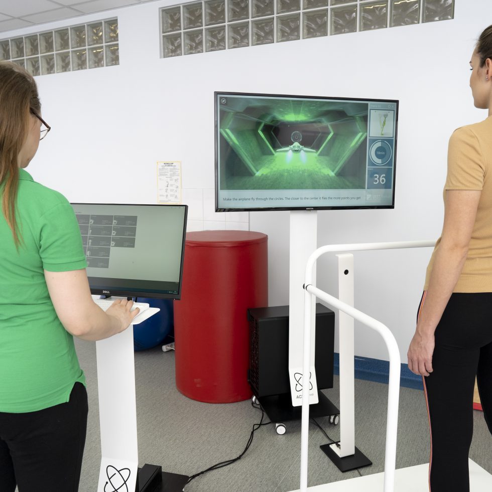 Alfa balance device interactive games boost physical therapy patient engagement, occupational therapy patient engagement