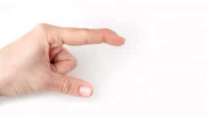 Mallet finger example