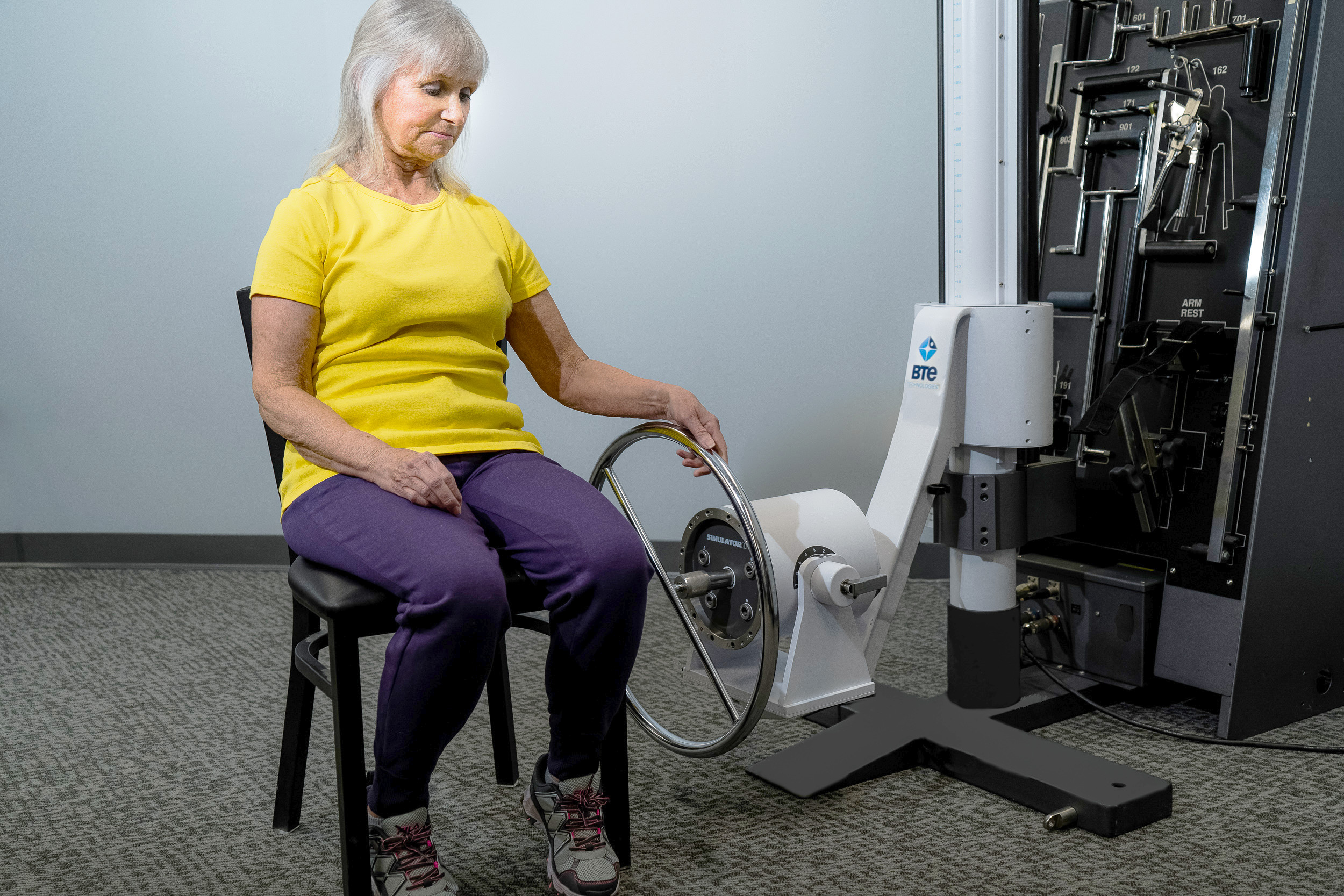 Adaptive Equipment Turn a Wheel with Simulator II